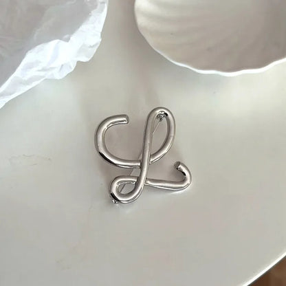Letter Brooch