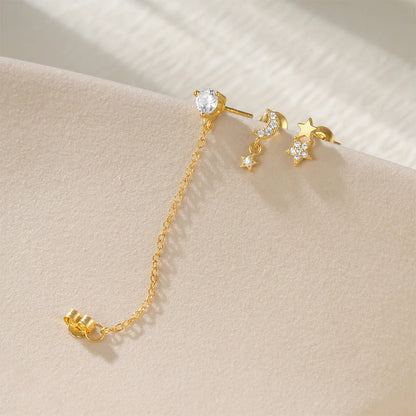 Celestial Dream Trio Earring (Single Ear Stack Set)