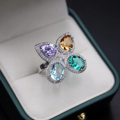 Boho Water Drop Ring (Adjustable)