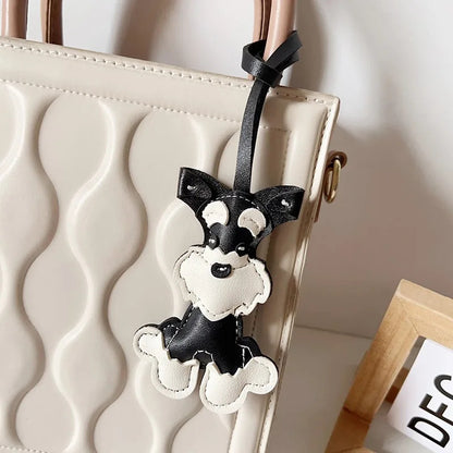 Leather Pup Bag Charms