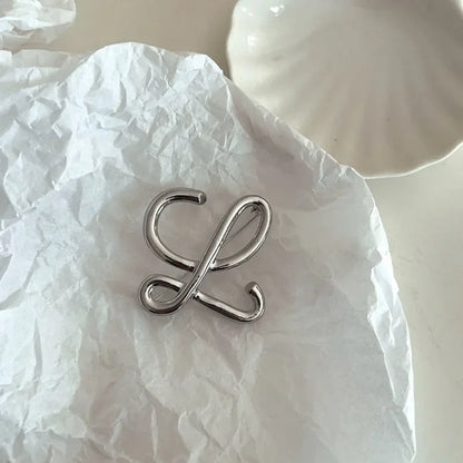 Letter Brooch