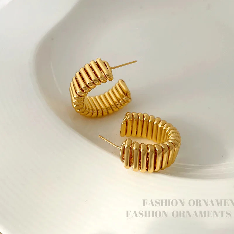 Gilded Gleam Earrings (Large)