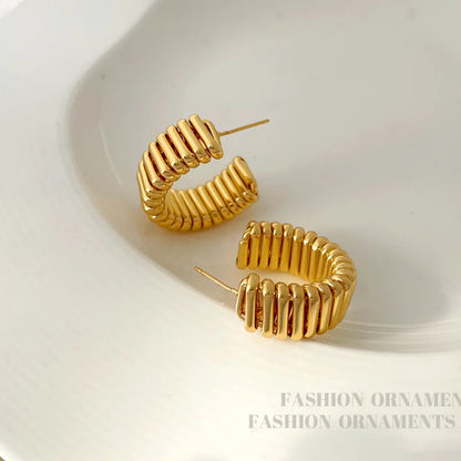 Gilded Gleam Earrings (Large)