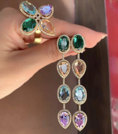 Boho Water Drop Ring (Adjustable)