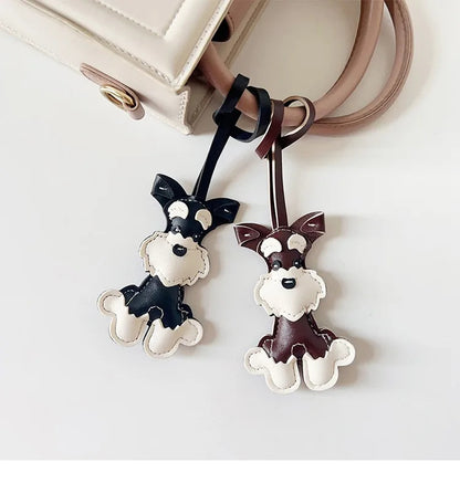 Leather Pup Bag Charms