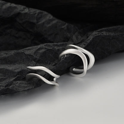 Matte Hoop Ear Cuff ( One Piece )
