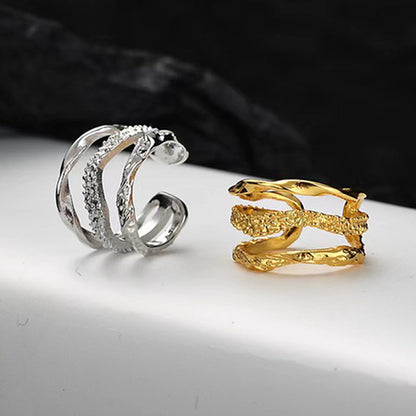 Irregular Texture Ear Cuff (One Piece)