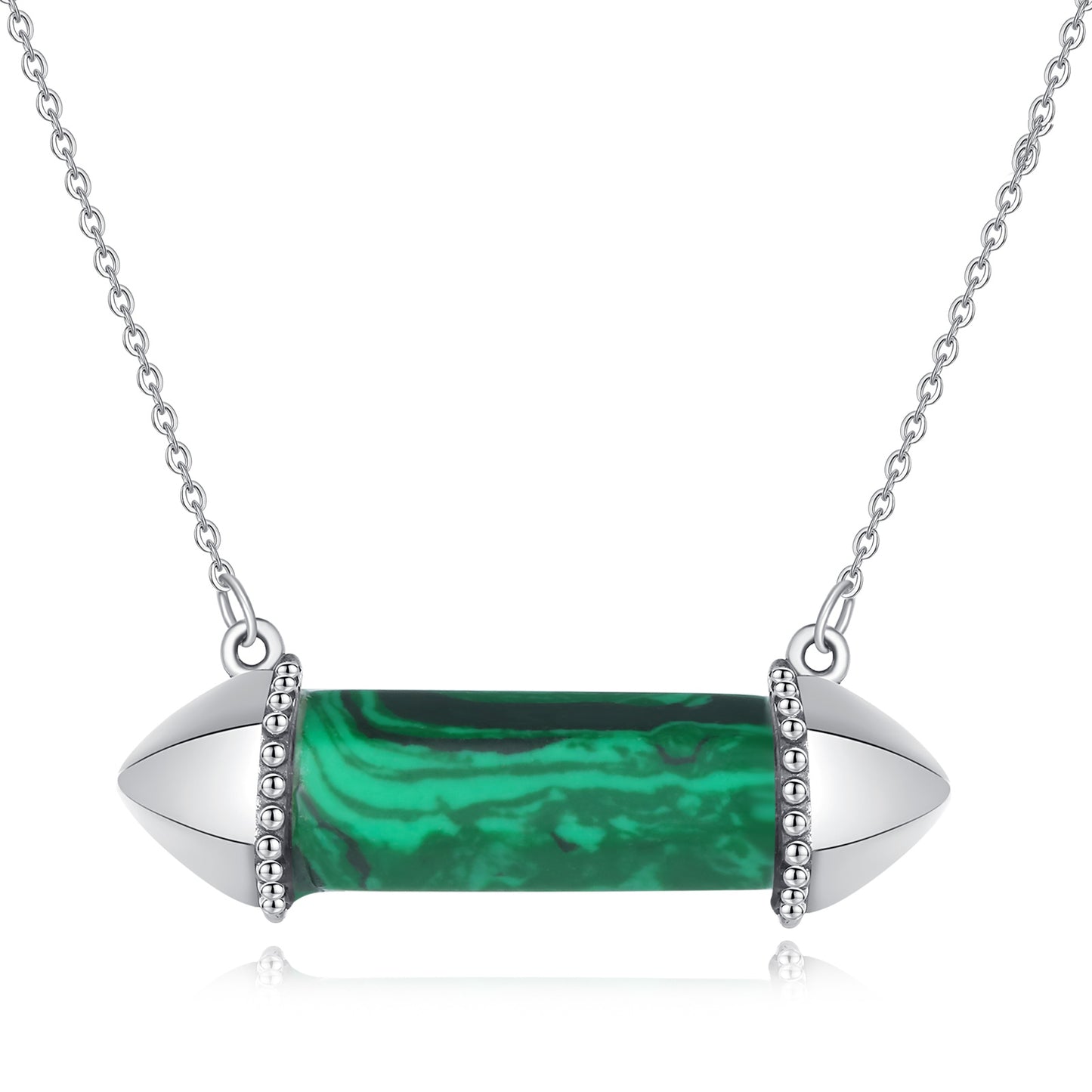 Malachite Green Natural Stone Necklace