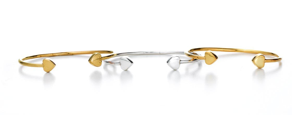 Glimmer Heart to Heart Bangle