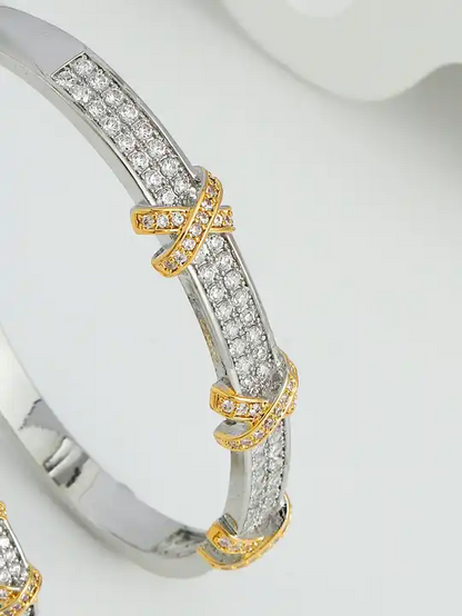 Stylish Opening Bracelet & Ring Set