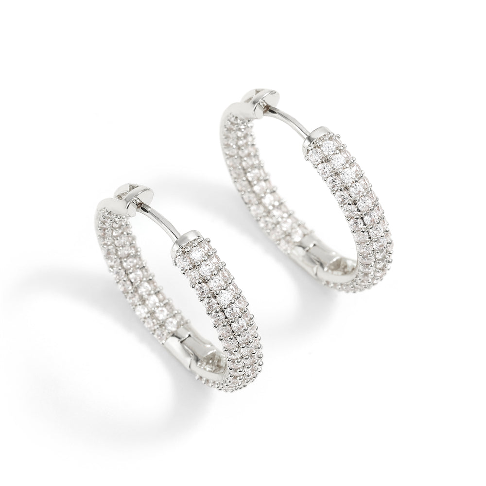 Elegant Round Hollow Earrings