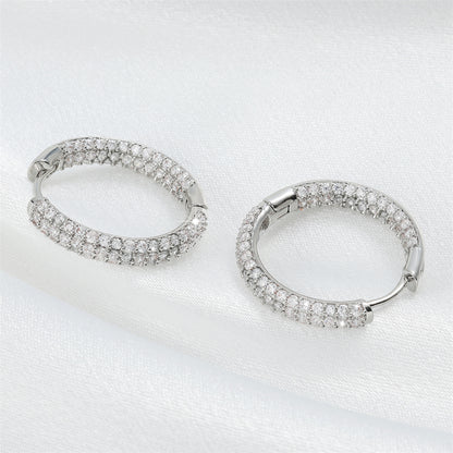 Elegant Round Hollow Earrings