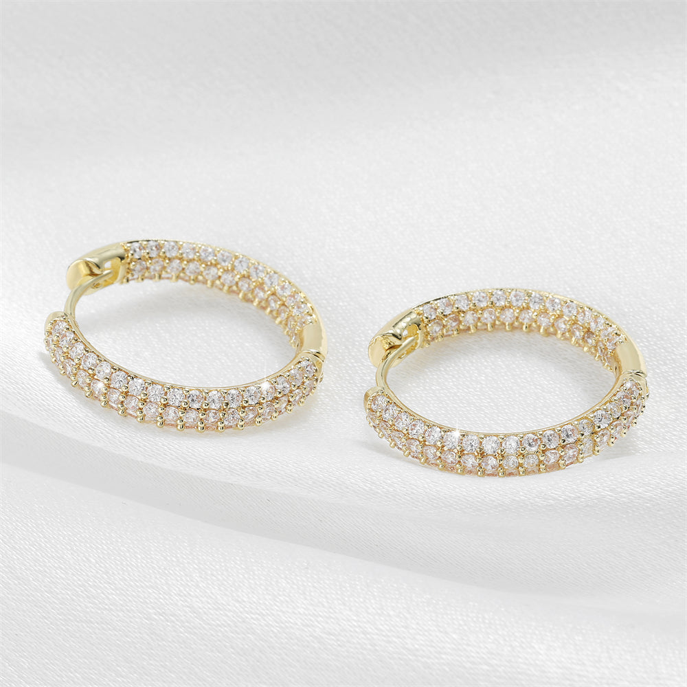 Elegant Round Hollow Earrings