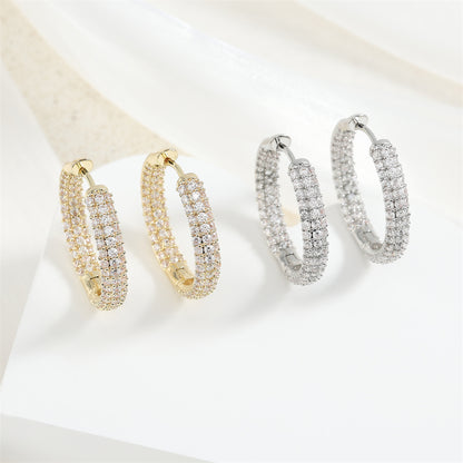 Elegant Round Hollow Earrings