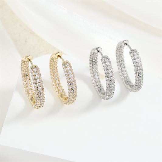 Elegant Round Hollow Earrings