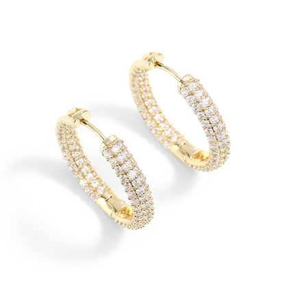 Elegant Round Hollow Earrings