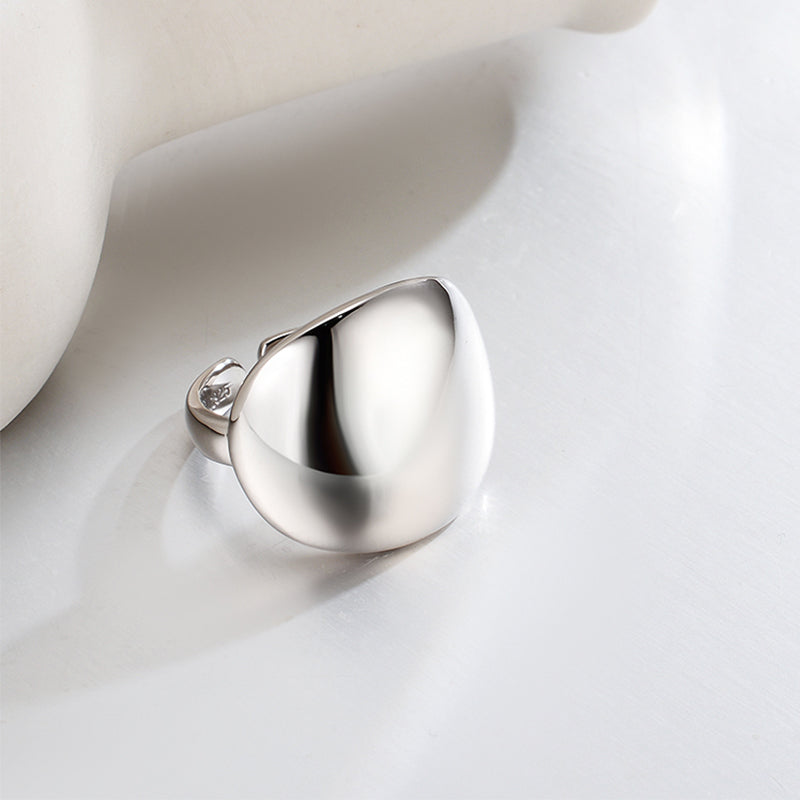 Elegant Smooth Open Ring