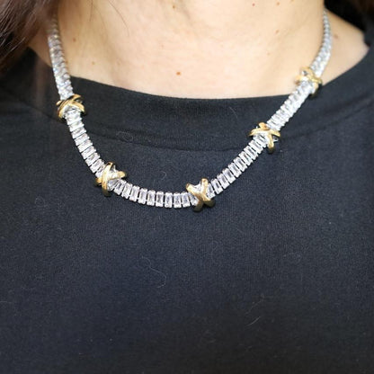 Golden Stitch Necklace