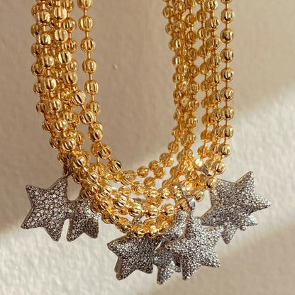 Charm Star / Heart Chain Necklace