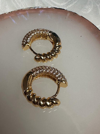 Gold Plated Hoop Earrings