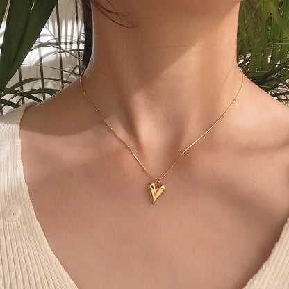Trendy love Heart Necklace