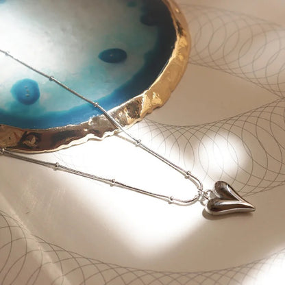 Trendy love Heart Necklace