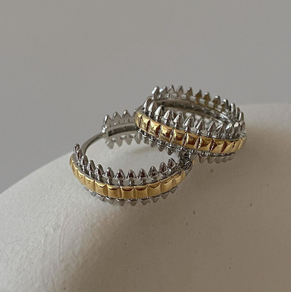 Elegant Infinity Hoop Earring