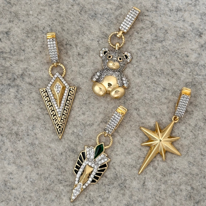 Charms Collections with Crystal Stone