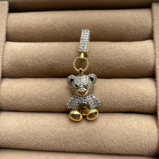 Sparkling Teddy Bear Charm