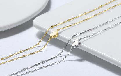 The Glimmer Heart Anklet