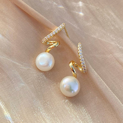 The Serpentine Pearl Earrings