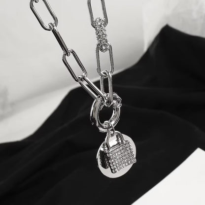 Unique Clavicle Padlock Chain