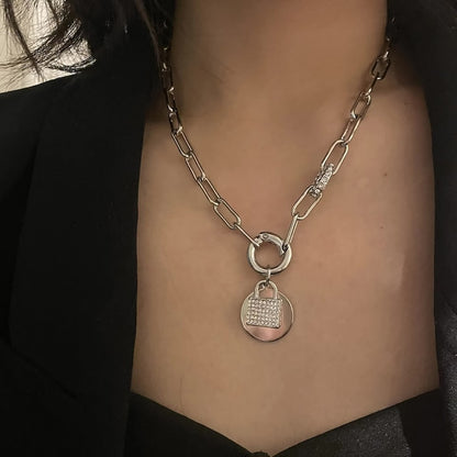 Unique Clavicle Padlock Chain
