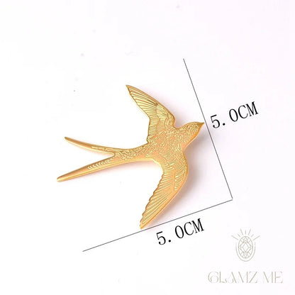 Hirondelle Brooch