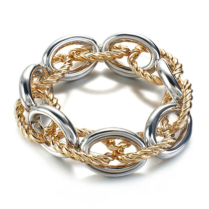 Thick Twist Chain Elastic Bracelet