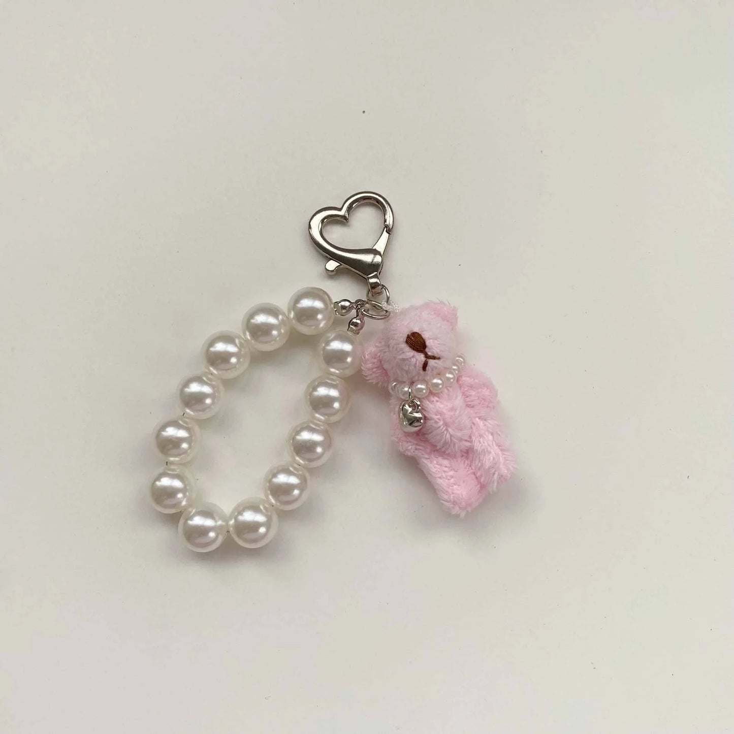 Pearl Bear Doll Charm