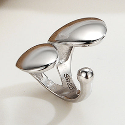 Glossy Double-layer Buckle Ear Cuff (One Piece)
