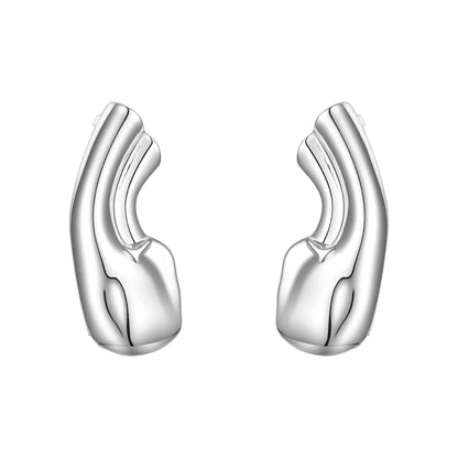 Punk Earlobe Ear Cuff Clip On Earrings