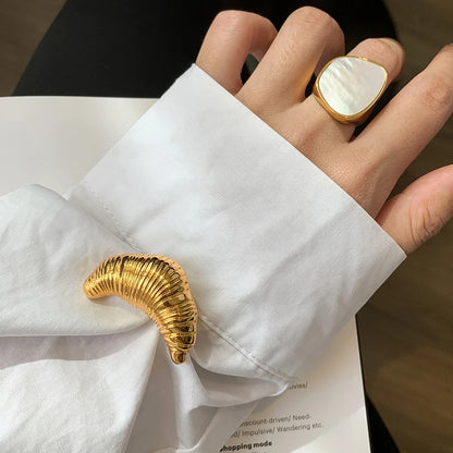 Croissant Charm Brooch