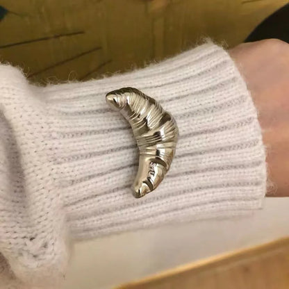Croissant Charm Brooch